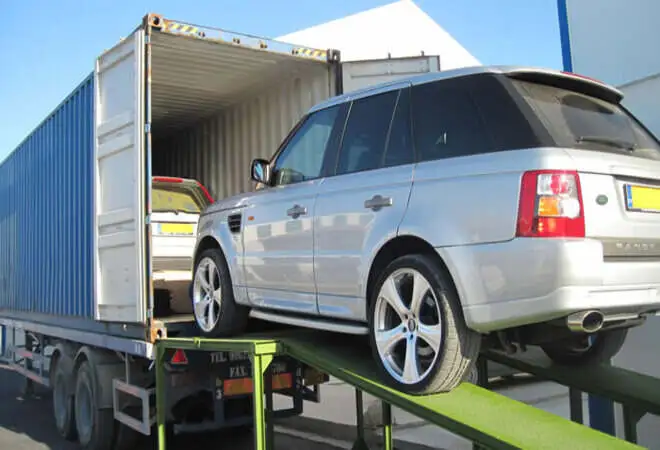 Auto transport services provided by shipping carrier
