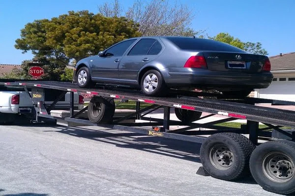 Pick up your vehicle is the first role of the car transporter.