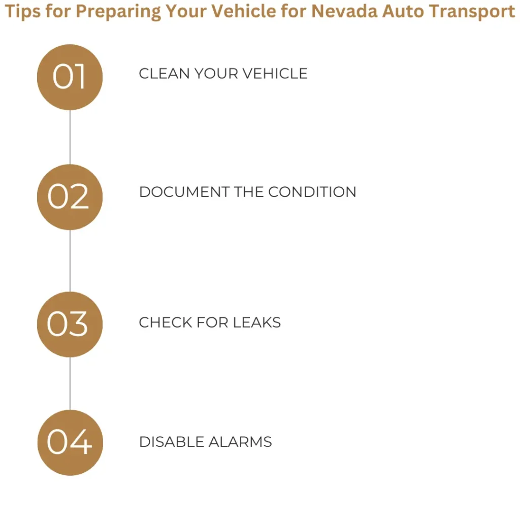 Tips for Preparing Your Vehicle for Nevada Auto Transport