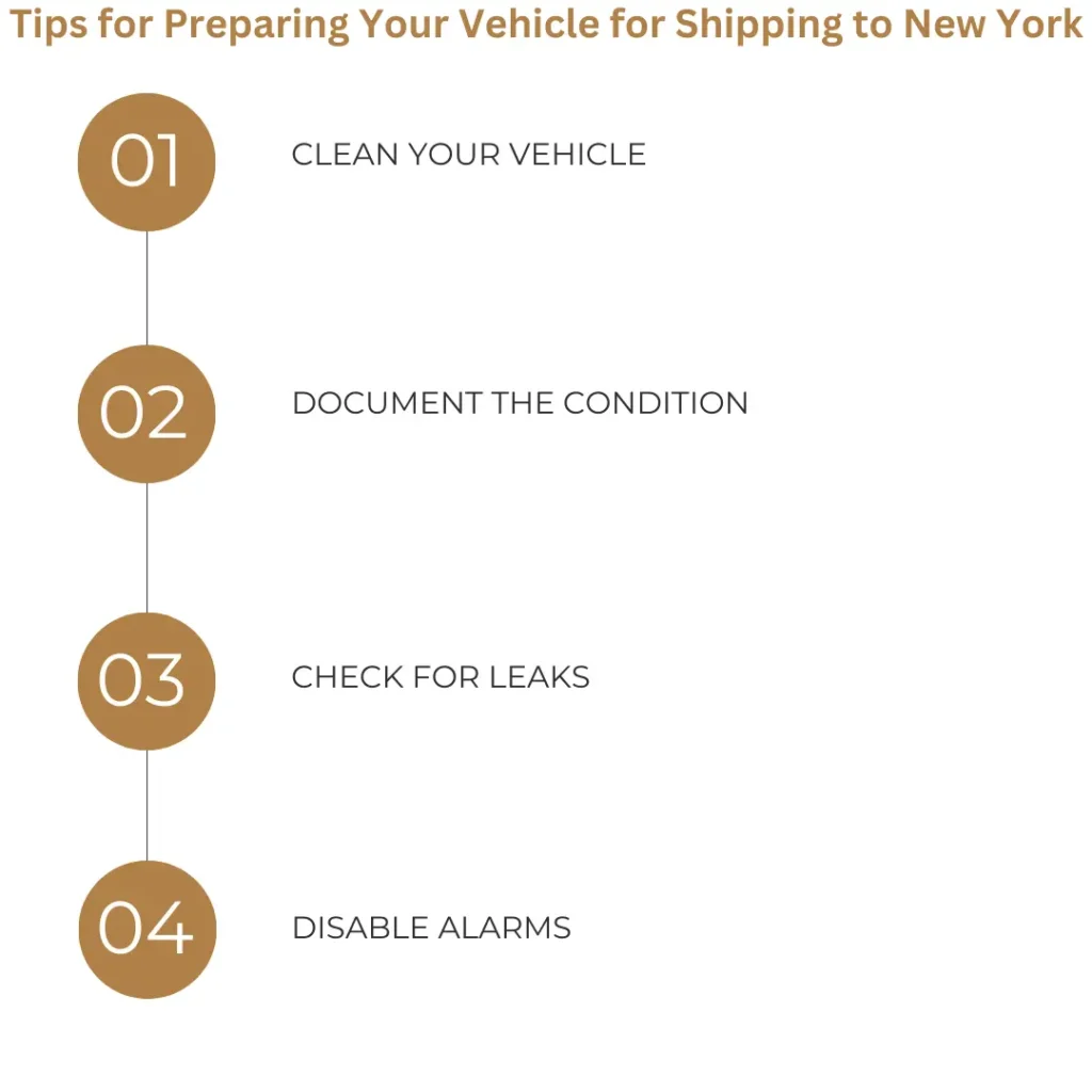 Tips for Preparing Your Vehicle for Shipping to New York