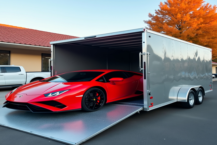2. Enclosed Car Transport
