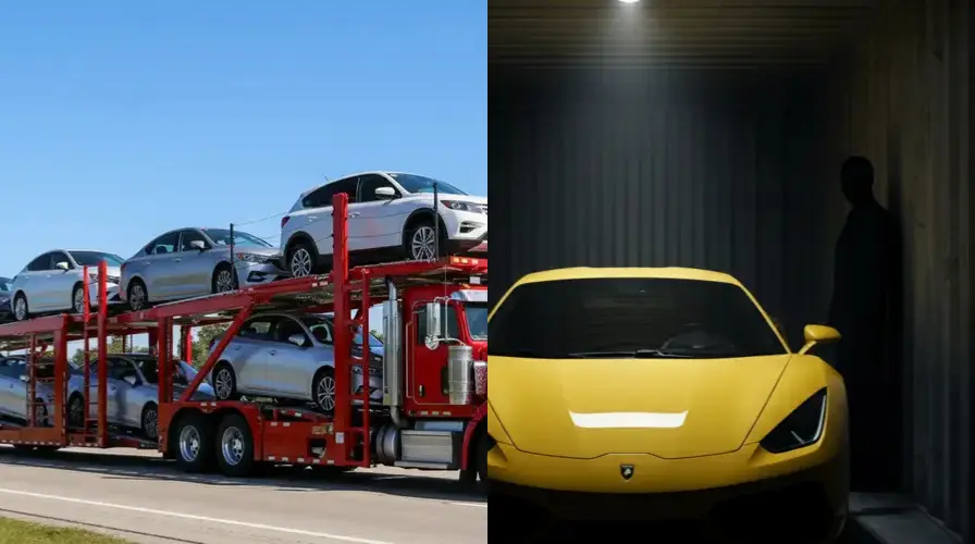 Open vs. Enclosed Carrier Options - Understanding California to Illinois Car Shipping Services