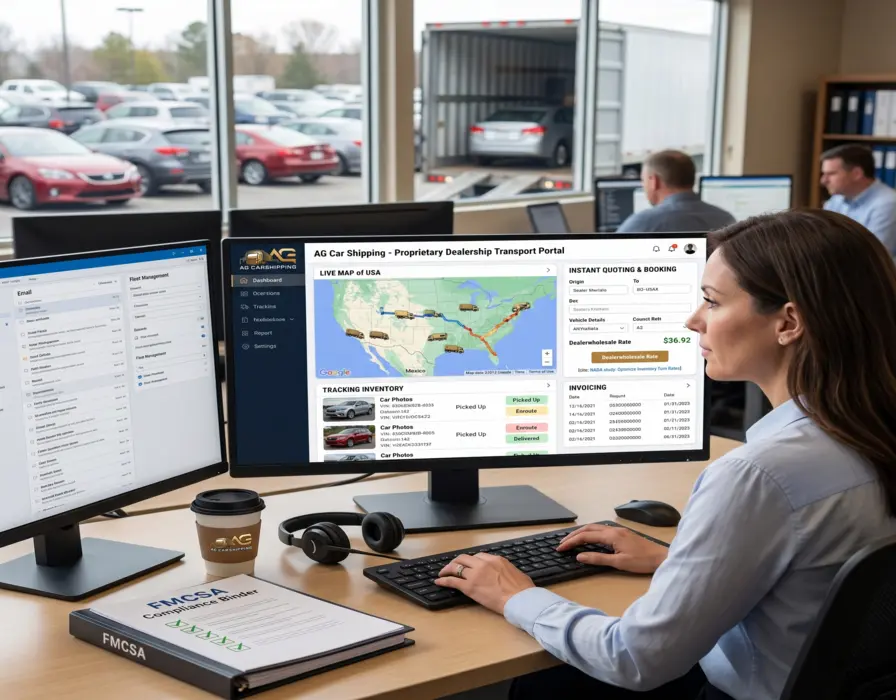Simplify Logistics with Our Dealership Transport Portal - Car Dealer Shipping